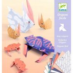Djeco origami Zvířecí rodinky – Zboží Mobilmania