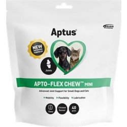 Aptus Apto-Flex chew Mini 40 tbl Pro podporu kloubů malých psů a koček 200 ml