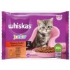 Kapsička pro kočky Whiskas Junior kura & hovädzie & jahňa & králik v šťave 4 x 85 g