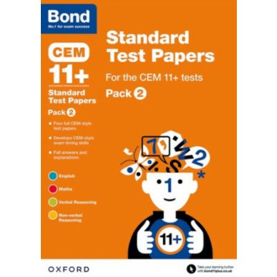 "Bond 11+: CEM: Standard Test Papers" - "Pack 2" ("Hughes Michellejoy")(Paperback / softback) – Hledejceny.cz