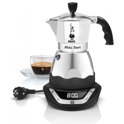 Bialetti Elektrická moka konvice Moka Timer 6 šálků 300 ml – Zboží Mobilmania