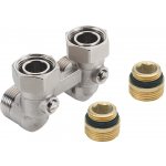 Conecterm Uzavíratelné radiátorové šroubení, G1/2" × G3/4", mosaz, rohové H-R – Zbozi.Blesk.cz