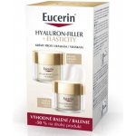 Eucerin Hyaluron-Filler + Elasticity denní + noční krém 2 x 50 ml dárková sada – Zboží Mobilmania