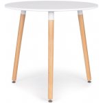 Bestent Kulatý stůl ANELLO TRIPLE WHITE 80 cm – Sleviste.cz