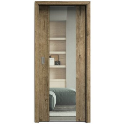 Sapeli Harmonie Komfort M40 posuvné dub sherwood 60 x 210 cm Čiré sklo – Hledejceny.cz