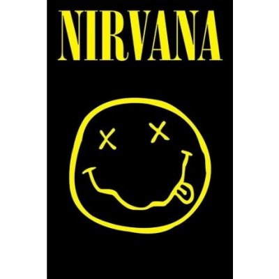 Plakát 61x91,5cm - Nirvana - Smiley – Zbozi.Blesk.cz