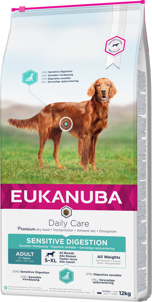 Eukanuba Daily Care Sensitive Digestion 12,5 kg od 999 Kč - Heureka.cz