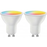 Aigostar B.V. SADA 2x LED RGBW Stmív. žárovka MESH Smart GU10/6,5W/230V 2700-6500K - AI1829 – Sleviste.cz