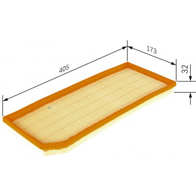Vzduchový filtr BOSCH F 026 400 178 (F026400178) – Hledejceny.cz