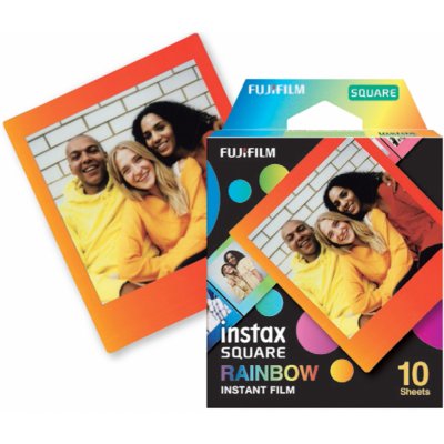 Fujifilm Instax Square film 10ks Rainbow – Zboží Živě