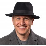 Fiebig since 1903 Cestovní nemačkavý klobouk vlněný černý s černou stuhou – Zboží Dáma