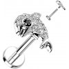 Piercing Šperky4U piercing do brady delfín LB1115ST-1206