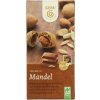 Čokoláda Gepa Bio mléčná s celými mandlemi, 100 g