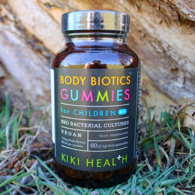 KIKI Health Body Biotics Gummies dětská veganská probiotika 60 žvýkacích tablet