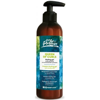 Bio Gentleaf Queen of Curls proteinový stylingový gel se silnou fixací 200 ml – Sleviste.cz
