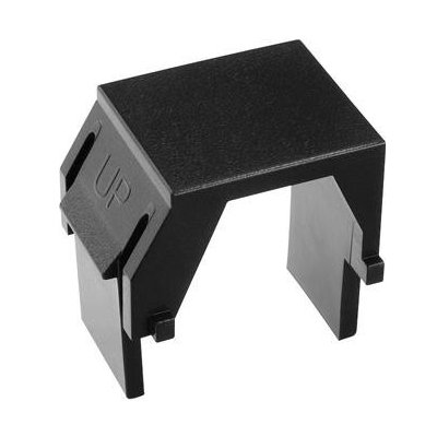 Solarix Keystone záslepka do modulárních patch panelů nebo zásuvek černá / 10ks SXKJ-0-BK – Zboží Živě