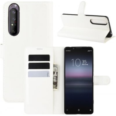 VSECHNONAMOBIL 20956 LITCHI Peňaženkový kryt Sony Xperia 1 II bílý – Zboží Živě