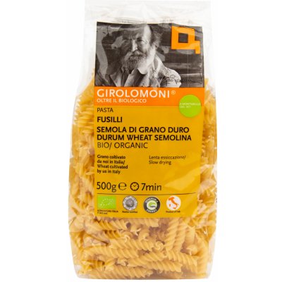 Girolomoni Těstoviny fusilli semolinové bio 0,5 kg