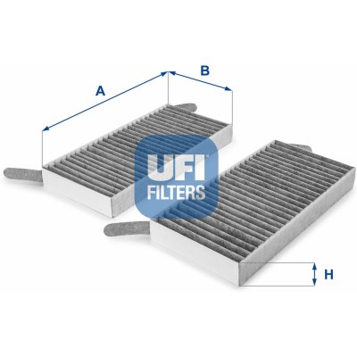 Filtr, vzduch v interiéru UFI 54.173.00 (5417300) – Hledejceny.cz
