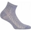 Dámské ponožky s lesklou přízí Námořnictvo