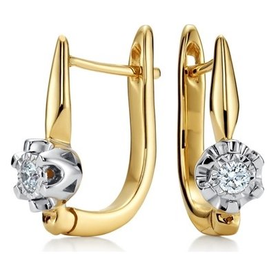 L'Amour Diamonds zlaté náušnice s diamanty KE81620Y