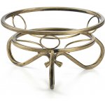 Dąstal STOJAN NA KVĚTINÁČ RONNIE 16 x 28 cm ZLATÁ – Zboží Mobilmania