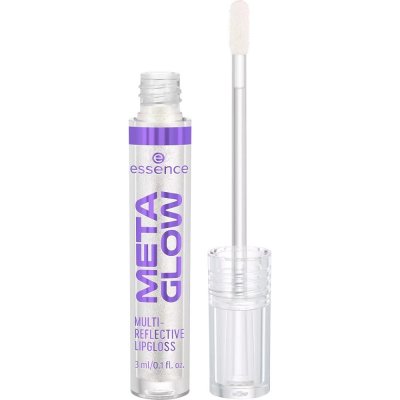 Essence META GLOW MULTI-REFLECTIVE lesk na rty s holografickým efektem 01 Cyber Space 3 ml – Hledejceny.cz