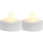 Star trading 2x LED čajová svíčka PAULO, lehce blikající 3x4 cm – Hledejceny.cz
