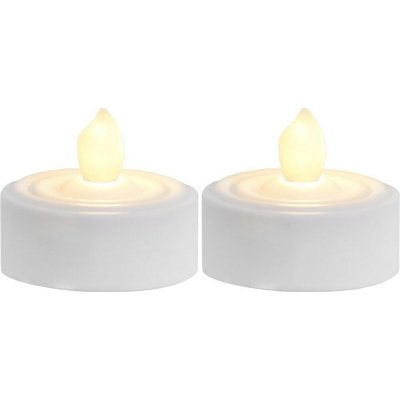 Star trading 2x LED čajová svíčka PAULO, lehce blikající 3x4 cm – Hledejceny.cz