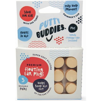 Putty Buddies 3 páry Růžová – Zboží Mobilmania