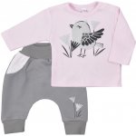 Koala Kojenecké bavlněné tepláčky a tričko Birdy růžové Kojenecké bavlněné tepláčky a tričko Birdy růžové – Hledejceny.cz