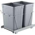 Vevor Kuchyňský koš 33 L x 2 Výsuvný dvojitý skrytý koš – Zbozi.Blesk.cz