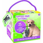 Pexeso na cesty s omalovánkami Štěňátka a koťátka – Zboží Dáma