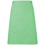Premier Workwear Středně dlouhá keprová zástěra do gastro provozu Zelená jablková 70 x 50 cm PW151 – Hledejceny.cz