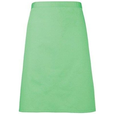 Premier Workwear Středně dlouhá keprová zástěra do gastro provozu Zelená jablková 70 x 50 cm PW151 – Hledejceny.cz