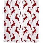 IMPAR Závěsy Christmas reindeers (Rozměr : 140x250, Materiál: Interlock) – Hledejceny.cz
