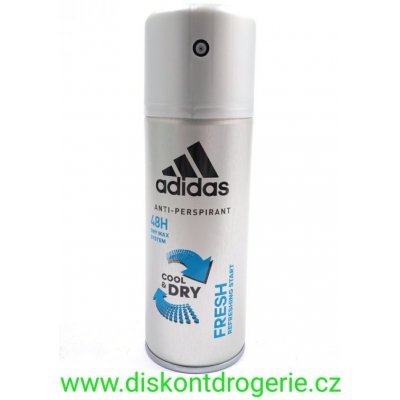 Adidas Cool & Dry 48 h 6 v 1 Men deospray 150 ml – Hledejceny.cz