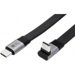 Roline 11.02.9097 USB4 80Gbps USB C(M) - USB C(M) lomený PD 240W plochý 0,8m černý – Hledejceny.cz