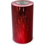 Univerzální hologramová samolepící fólie na metry MOTIV 1 čtverečky - šíře 25cm - červená