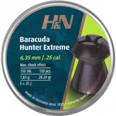 Diabolky Haendler&Natermann Baracuda Hunter Extreme 6,35 mm 150 ks – Zboží Dáma