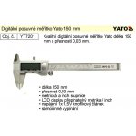 YATO YT-7201 Posuvné měřítko šuplera digitální 150mm – Zboží Mobilmania
