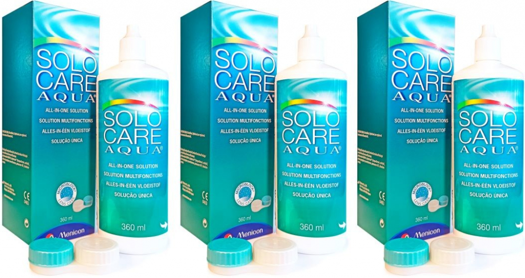 Menicon SoloCare Aqua 3 x 360 ml