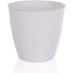 VETRO-PLUS květináč o29 cm Rattan bílý – Hledejceny.cz