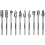 Extol 8703810 Frézy karbidové sada 10ks 6x13mm 3mm sek střední – Sleviste.cz