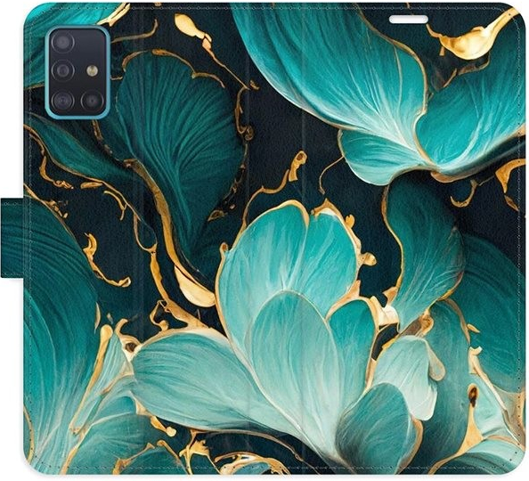 Pouzdro iSaprio flip Blue Flowers 02 Samsung Galaxy A51