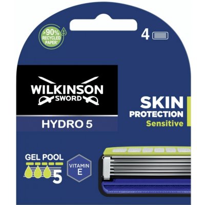 Wilkinson Sword Hydro5 Skin Protection Sensitive 4 ks – Zboží Mobilmania