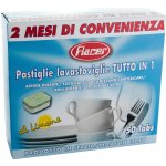 Flacer Pastiglie Lavastoviglie TUTTO IN 1 tablety do myčky nádobí 50 ks – Zboží Dáma