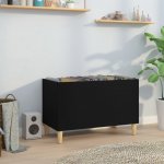 Vidaxl Skříňka na LP desky černá 74,5 x 38 x 48 cm kompozitní dřevo – Zboží Mobilmania