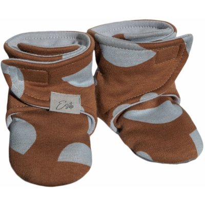 Esito capáčky barefoot Cotton Shapes hnědá – Zboží Dáma