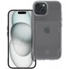 Pouzdro a kryt na mobilní telefon Apple Forcell F-Protect Crystal Pocket pro iPhone 15 transparentní